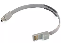 Кабель USB ExtraDigital USB Type-C Cable 0.2м Grey (KBU1779) - миниатюра 3