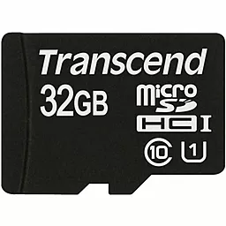 Карта памяти Transcend microSDHC 32GB Class 10 UHS-I U1 (TS32GUSDCU1)