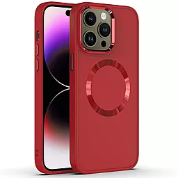 Чехол Epik Bonbon Metal Style with MagSafe для Apple iPhone 14 Pro Red