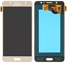 Дисплей Samsung Galaxy J5 J510 2016 з тачскріном, оригінал, Gold