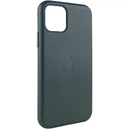 Чехол Apple Leather Case Full for iPhone 11 Shirt Green - миниатюра 2
