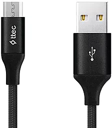 USB Кабель Ttec 2DK21S 12W 2.4A 2M мicro USB Cable Black