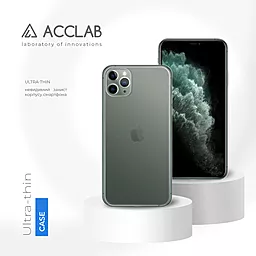 Чехол ACCLAB TPU для Apple iPhone 11 Pro Transparent - миниатюра 3