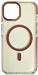 Чехол 1TOUCH TRX with MagSafe для Apple iPhone 15 Clear-Plum