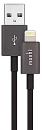 Кабель USB Moshi Lightning to USB Cable Black (99MO023006)