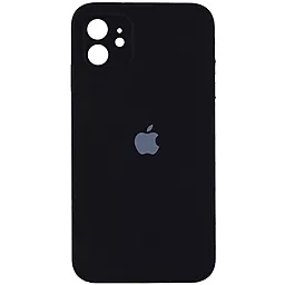 Чехол Silicone Case Full Camera Square для Apple iPhone 11 Black