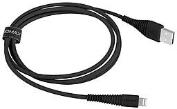 USB Кабель Momax Tough Link Lightning Cable 1.2m Black (DL8D) - мініатюра 3