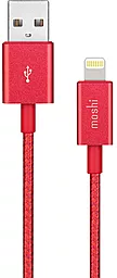 USB Кабель Moshi Integra™ Lightning to USB Cable (1.2 m) Crimson Red (99MO023321)