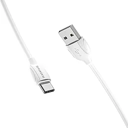 Кабель USB Borofone BX19 Benefit USB Type-C Cable White - миниатюра 2