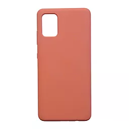 Чехол Epik Jelly Silicone Case для Samsung Galaxy A51 Peach Pink