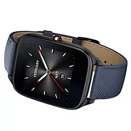 Смарт-часы Asus ZenWatch 2 Leather Dark Blue (WI501Q) - миниатюра 3