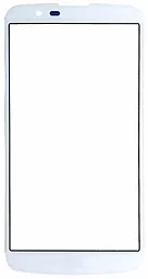 Корпусное стекло дисплея LG K10 (K410, K420N, K430DS, K430DSF, K430DSY, MS428) White