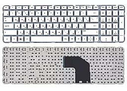 Клавіатура для ноутбуку HP G6-2000 series без рамки 681800 біла