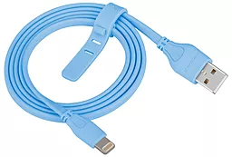 Кабель USB Momax GO LINK Basic Lightning Blue (DL7B) - миниатюра 6