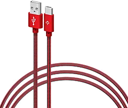 Кабель USB Intaleo CBGPLT1 USB Type-C Red - миниатюра 2