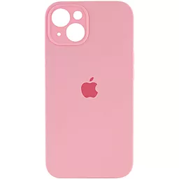 Чехол Silicone Case Full Camera for Apple IPhone 14 Light pink