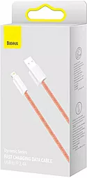 Кабель USB Baseus Dynamic Series 2.4A Lightning Cable Orange (CALD000407) - миниатюра 5