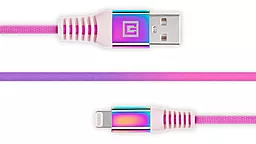 Кабель USB REAL-EL MFI 2.4a Lightning cable Rainbow (EL123500051) - миниатюра 6