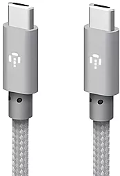 Кабель USB PD Intaleo 60W 3A USB Type-C - Type-C Cable Grey (1283126559501)