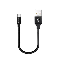 Кабель USB ColorWay 2.4A micro USB Cable Black (CW-CBUM048-BK)