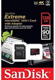 Карта памяти SanDisk microSDXC 128 GB Extreme Class 10 UHS-I U3 V30 + SD Adapter (SDSQXVF-128G-GN6MA) - миниатюра 5