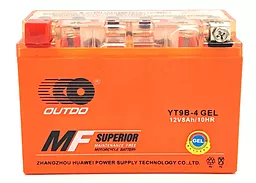 Аккумуляторная батарея Outdo YT9B-4 GEL 12V 8Ah (150 х 70 х 105) Q8 Orange