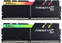 Оперативная память G.Skill DDR4 16GB (2x8GB) 3000 MHz Trident Z RGB (F4-3000C14D-16GTZR)