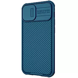 Чехол Nillkin  Camshield Leather для Apple iPhone 13 (6.1") Синий - миниатюра 3
