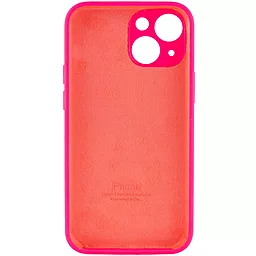 Чехол Silicone Case Full Camera для Apple iPhone 15 Plus Barbie Pink - миниатюра 2