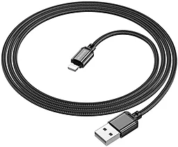 Кабель USB Borofone BX87 Sharp 2.4A Lightning Cable Black - миниатюра 3