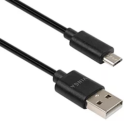 Кабель USB Vinga 1.8M micro USB Cable Black (VCPDCMS1.8BK) - миниатюра 2