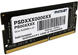 Оперативная память для ноутбука Patriot Signature Line SO-DIMM DDR4 3200MHz 16GB (PSD416G32002S) - миниатюра 2