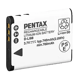 Аккумулятор для фотоаппарата Pentax D-Li88 (700 - 980 mAh)