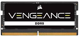 Оперативна пам'ять для ноутбука Corsair SO-DIMM 16GB 4800MHz DDR5 Vengeance Black (CMSX16GX5M1A4800C40)