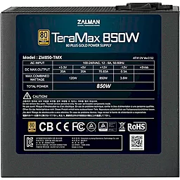 Блок питания Zalman TeraMax 850W (ZM850-TMX) - миниатюра 5