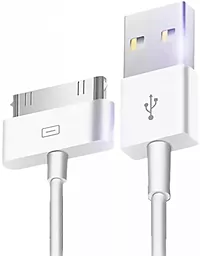 USB Кабель Walker C115 30-pin USB Cable for iPhone 4/4s White