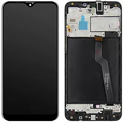 Дисплей Samsung Galaxy A10 A105 з тачскріном і рамкою, оригінал, Black