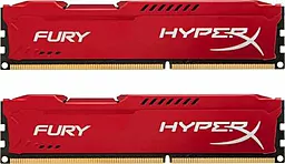 Оперативная память HyperX DDR3 8Gb (2x4GB) 1600MHz Fury Red (HX316C10FRK2/8)