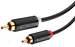 Аудио кабель Vention 2хRCA M/M 2 м cable black (BCMBH) - миниатюра 2