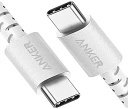 Кабель USB Anker Powerline Select+ 18w 3a 0.9m USB Type-C - Type-C Cable white (A8022H21) - миниатюра 2
