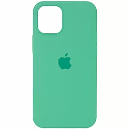 Чехол Silicone Case Full для Apple iPhone 12 Pro Max Spearmint
