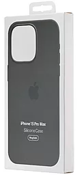 Чохол Apple Silicone Case Full with MagSafe and SplashScreen для Apple iPhone 15 Pro Max Cypress - мініатюра 3