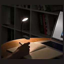 Фонарик Baseus Comfort Reading Mini Clip Lamp Dark Gray (DGRAD-0G) - миниатюра 5