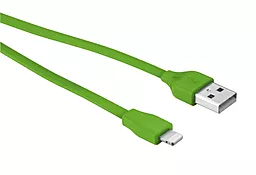 Кабель USB Trust Urban Flat Lightning Cable Lime - миниатюра 3