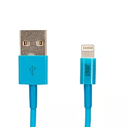 USB Кабель JUST Simple Lightning USB Cable Blue (LGTNG-SMP10-BLUE) - мініатюра 2