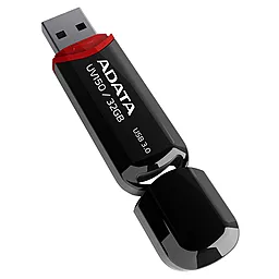 Флешка ADATA 32GB USB 3.0 UV150 Black (AUV150-32G-RBK) Black - мініатюра 2
