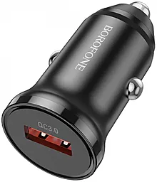 Автомобильное зарядное устройство Borofone BZ18A 20w QC3.0 car charger + USB Type-C cable black - миниатюра 4