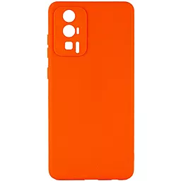 Чохол Silicone Case Candy Full Camera для Xiaomi Poco F5 Pro Orange