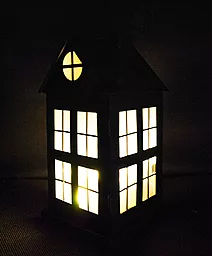 Гирлянда Luca Lighting Домик 25см черный (371929) - миниатюра 3