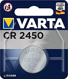 Батарейки Varta CR2450 1шт 3 V